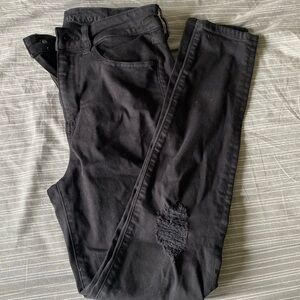 American Eagle Next Level Stretch Super High Rise Jegging. Black size 8.
